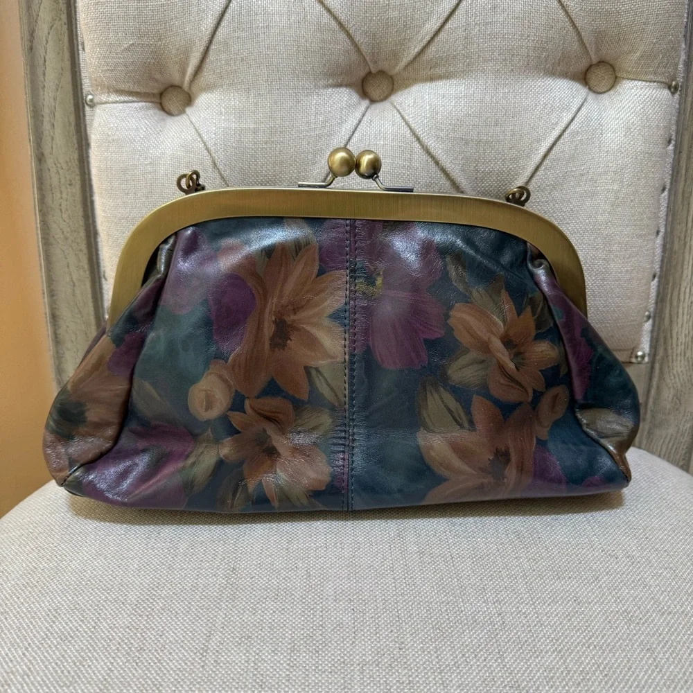 Patricia Nash Mia Kisslock Frame Clutch Heritage Multi/Gold - Picture 6 of 9